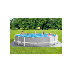 УЦЕНКА Бассейн каркасный INTEX Prism Frame 26756NP, 610×132 см, фильтр-насос, лестница, тент, подстилка, круглый