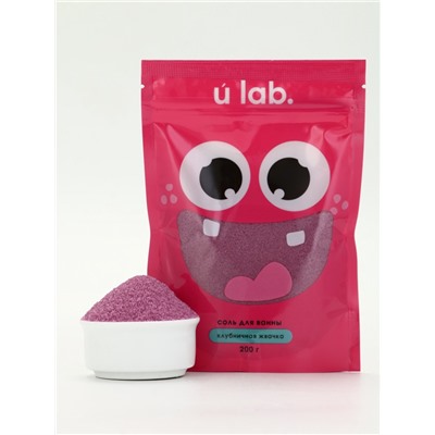Соль для ванны «Монстрики», 200 г, аромат клубничная жвачка, ULAB