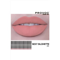 Provoc Гелевая подводка в карандаше для губ, №35 / Semi-Permanent Gel Lip Liner, Sexy Silohette KRISTALLER, 1106632
