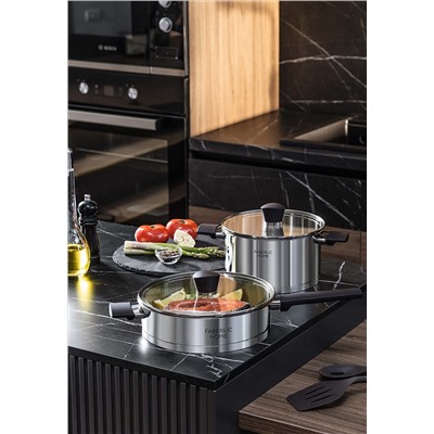 Глубокая сковорода из нержавеющей стали Premium