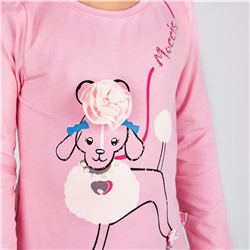 Лонгслив для девочки Moccis