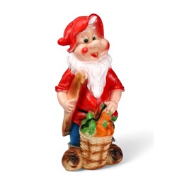 Садовая фигура из гипса «Гном с корзиной овощей», 70×30×34 см, МИКС
