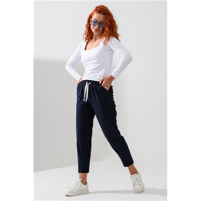 67166/1О Брюки женские (Темно-синий)