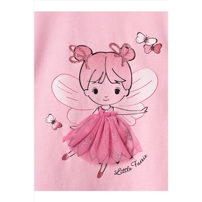 Джемпер детский трикотажный для девочек (футболка) PLAYTODAY, 1240046