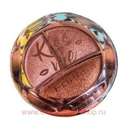Farres Тени для век Kiss Me 3 цвта тон 05 коричневый 1006