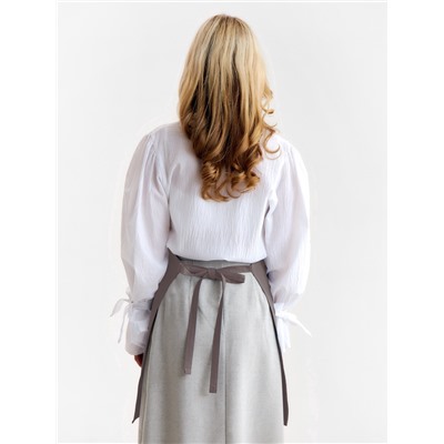 Фартук «Этель» Kitchen, 60×70 см, серый, 100% хлопок, саржа 220 г/м²