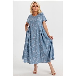 Платье женское  6124/05/Пыльно-голубой