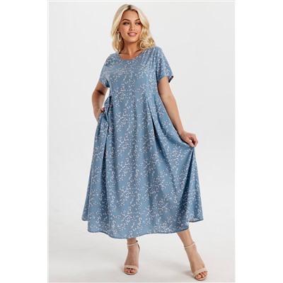 Платье женское  6124/05/Пыльно-голубой