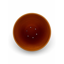 Горшок для цветов «Терра №6», керамический, с поддоном, 10.2 л, терракот