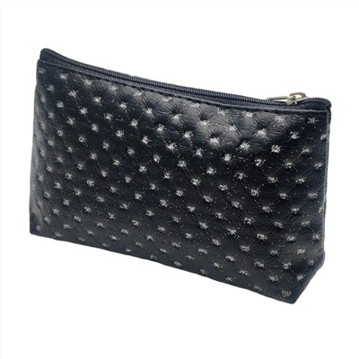 Sunflower Косметичка лодочка малая с тиснением №23, черный 8107