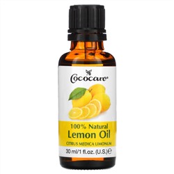 Cococare, Citrus Medica Limonum, 100% натуральное лимонное масло, 30 мл (1 жидк. унция)
