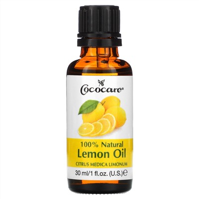 Cococare, Citrus Medica Limonum, 100% натуральное лимонное масло, 30 мл (1 жидк. унция)
