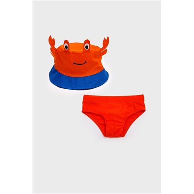 Комплект детский для мальчиков: плавки трикотажные, панама текстильная PLAYTODAY, 1126222
