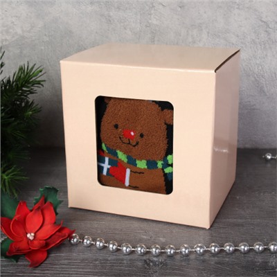 Подарочный набор Кружка новогодняя 380 мл+ носки / H012 / в подарочной упаковке /АКЦИЯ