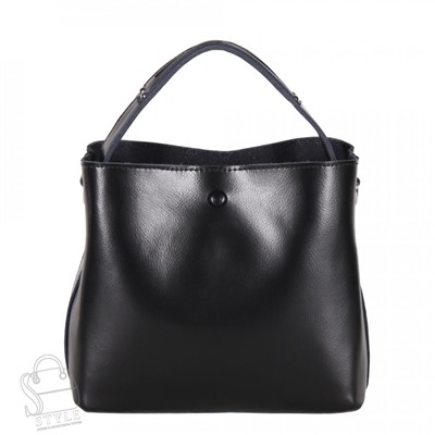 Сумка женская кожаная 8702NN black Natale Navetta