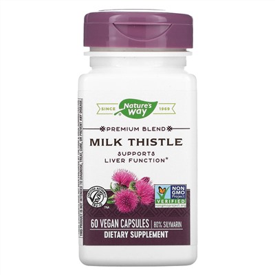 Nature's Way, Milk Thistle, 60 Vegan Capsules