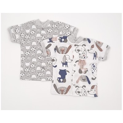 Кофта (короткий рукав) (ККККн) на кнопках