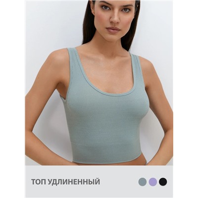 Omsa Топ БOmD_S Lurex Wafle 1242-03SS Майка "Toп" женская (топ удлиненный на широких бретелях), PA
