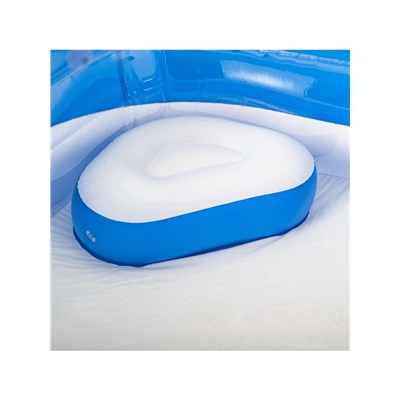 УЦЕНКА Бассейн надувной Bestway, 213×206×69 см, с сиденьями и подголовниками, от 6 лет, 54153