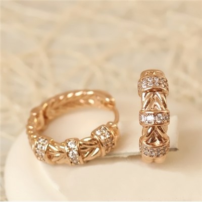 Серьги позолота  H01-12000