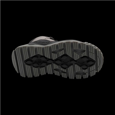 Ботинки на меху LM1100-3-2 серые