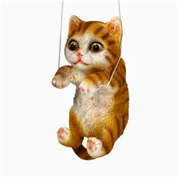 Декор на кашпо "Котик" 10х9х18см