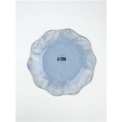 Тарелка плоская новогодняя «Зимние истории», d=23 см