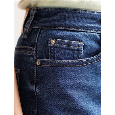 Джинсовая юбка из плотной эластичной джинсы 13.8OZ.