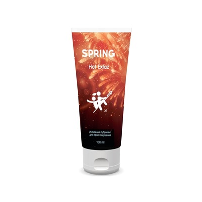 Интимный лубрикант SPRING™ Hot Extaz Go 100 мл (согревающий), с возбуждающим эффектом
