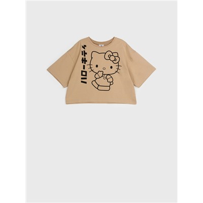 Фуфайка трикотажная для девочек (футболка)