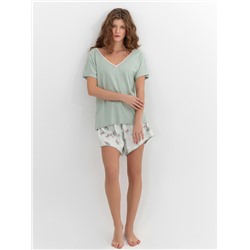 КОМПЛЕКТ ЖЕНСКИЙ (ФУТБОЛКА, ШОРТЫ) 592544