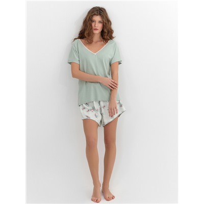 КОМПЛЕКТ ЖЕНСКИЙ (ФУТБОЛКА, ШОРТЫ) 592544