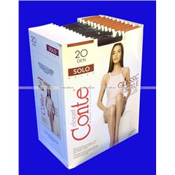 Капроновые колготки женские Conte SOLO 20 черные