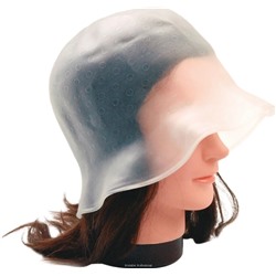 Dewal Шапочка для мелирования с крючком CA-9193K, белый 2355