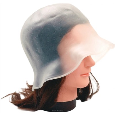 Dewal Шапочка для мелирования с крючком CA-9193K, белый 2355