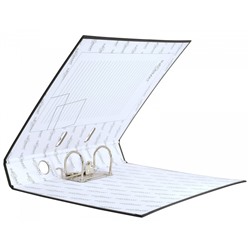 Папка-регистратор 55 мм VP9050К черный PVC разборный с карманом inФОРМАТ