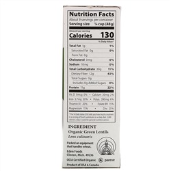 Eden Foods, Organic, зеленая чечевица, 16 унций (454 г)