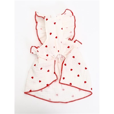 Платье для животных «Зефирка», полиэстер, M, ДС 30, ОГ 40 см, полиэстер