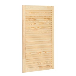 Жалюзийная дверь для бани и сауны, 85×59.4 см, хвоя