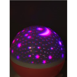 Проектор диско-шар ночник светодиодный классический, настольный 15х11 см / CW182609-13 /уп 48/