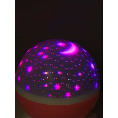 Проектор диско-шар ночник светодиодный классический, настольный 15х11 см / CW182609-13 /уп 48/