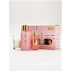 Подарочный набор женский Nude Mood, гель для душа, ароматическая свеча, мист для тела, URAL LAB