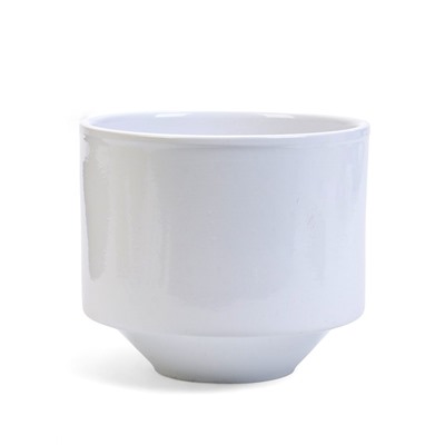 УЦЕНКА Горшок для цветов «Афродита», керамический, 1.7 л, белый
