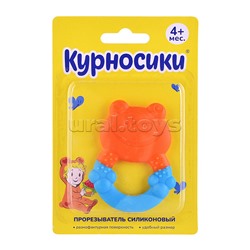 Прорезыватель силиконовый "Лягушонок" в ассортименте