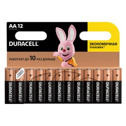 Батарейка DURACELL BASIC АА 1.5V/LR06 (12 шт.) (Щелочной элемент питания)