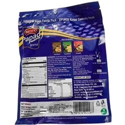 Bikano Papad Jeera Extra Crunchy / Лепешка Острая С Зирой 200 г