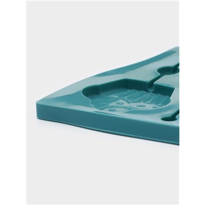 Форма для леденцов Доляна «Капкейк», силикон, 27.5×16.5 см, 6 ячеек (6×7 см), с палочками, МИКС