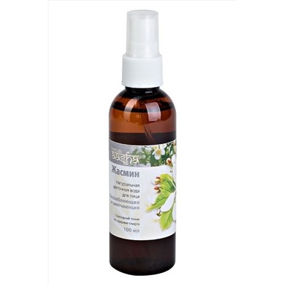Aasha Herbals Натуральная цветочная вода / Жасмин, 100 мл KRISTALLER, 1109053