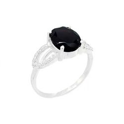 Кольцо из серебра гранат, Анетта