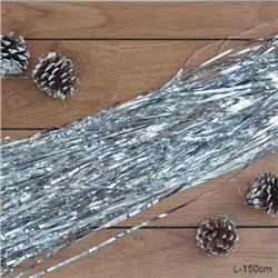 Дождик голография 1,5 м / NGA-13 /уп 10/4000/ серебро / ВЫПИСЫВАТЬ по 10 штук